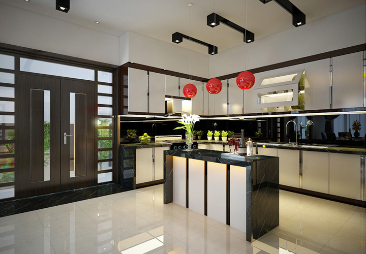 Tủ bếp Acrylic - AC24